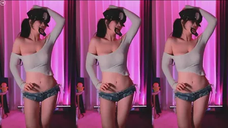 Afreecatv그릴래영超短加特林热舞20250315Hot Dance